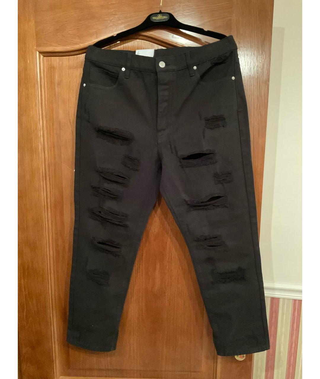 ARMANI EXCHANGE Черные хлопковые джинсы слим, фото 5