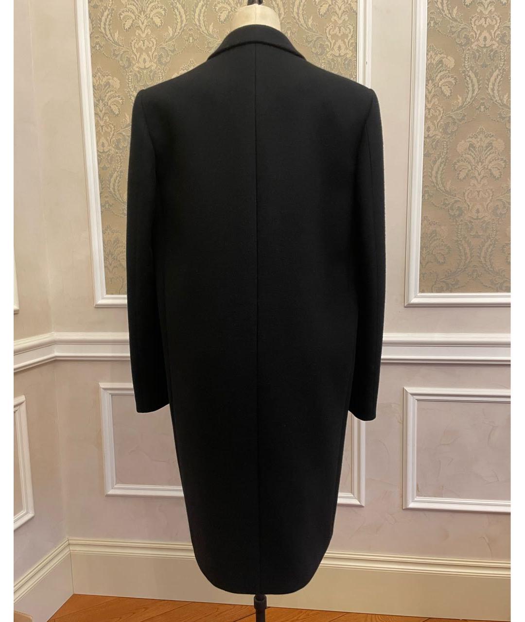 CELINE Черное шерстяное пальто, фото 3
