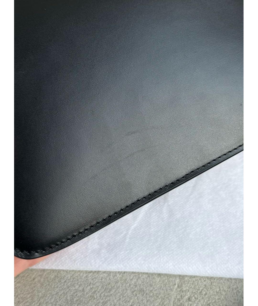 CELINE PRE-OWNED Черная кожаная сумка через плечо, фото 8