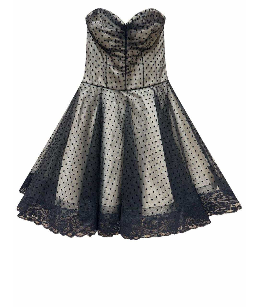 MARC JACOBS Черное кружевное коктейльное платье, фото 1