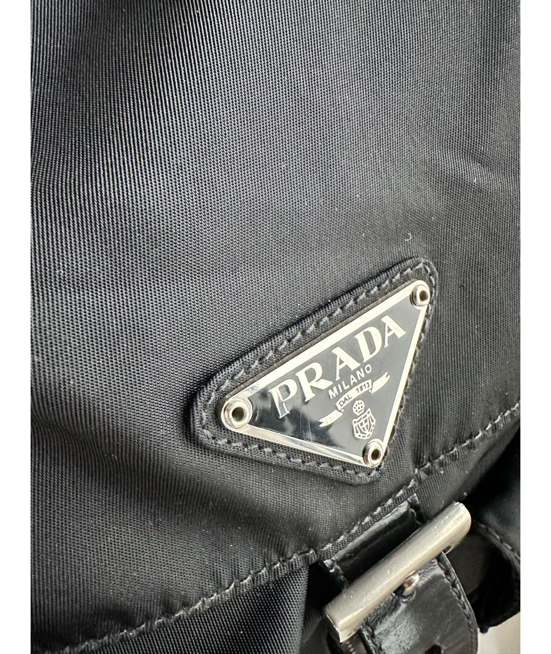 PRADA Черный тканевый рюкзак, фото 3