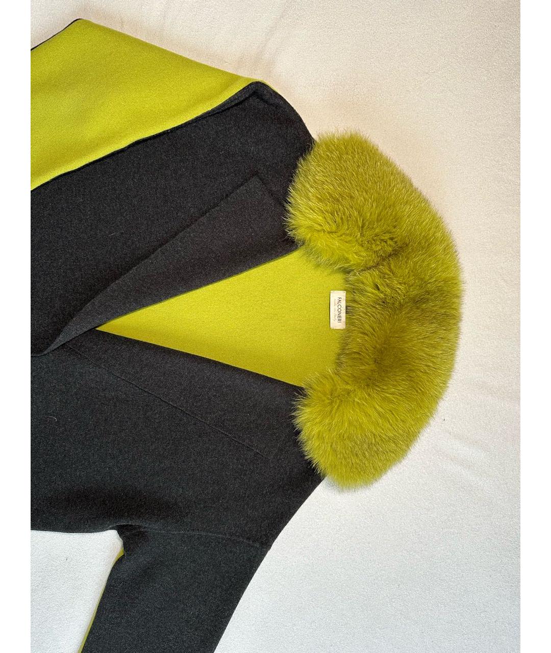 FALCONERI Зеленые кашемировое пальто, фото 7