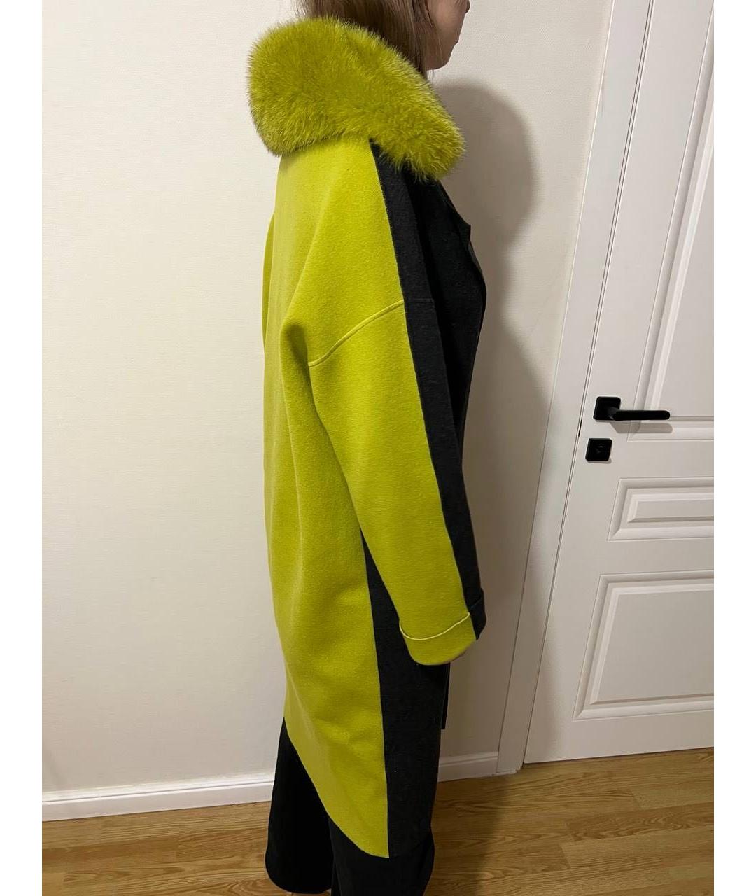 FALCONERI Зеленые кашемировое пальто, фото 8