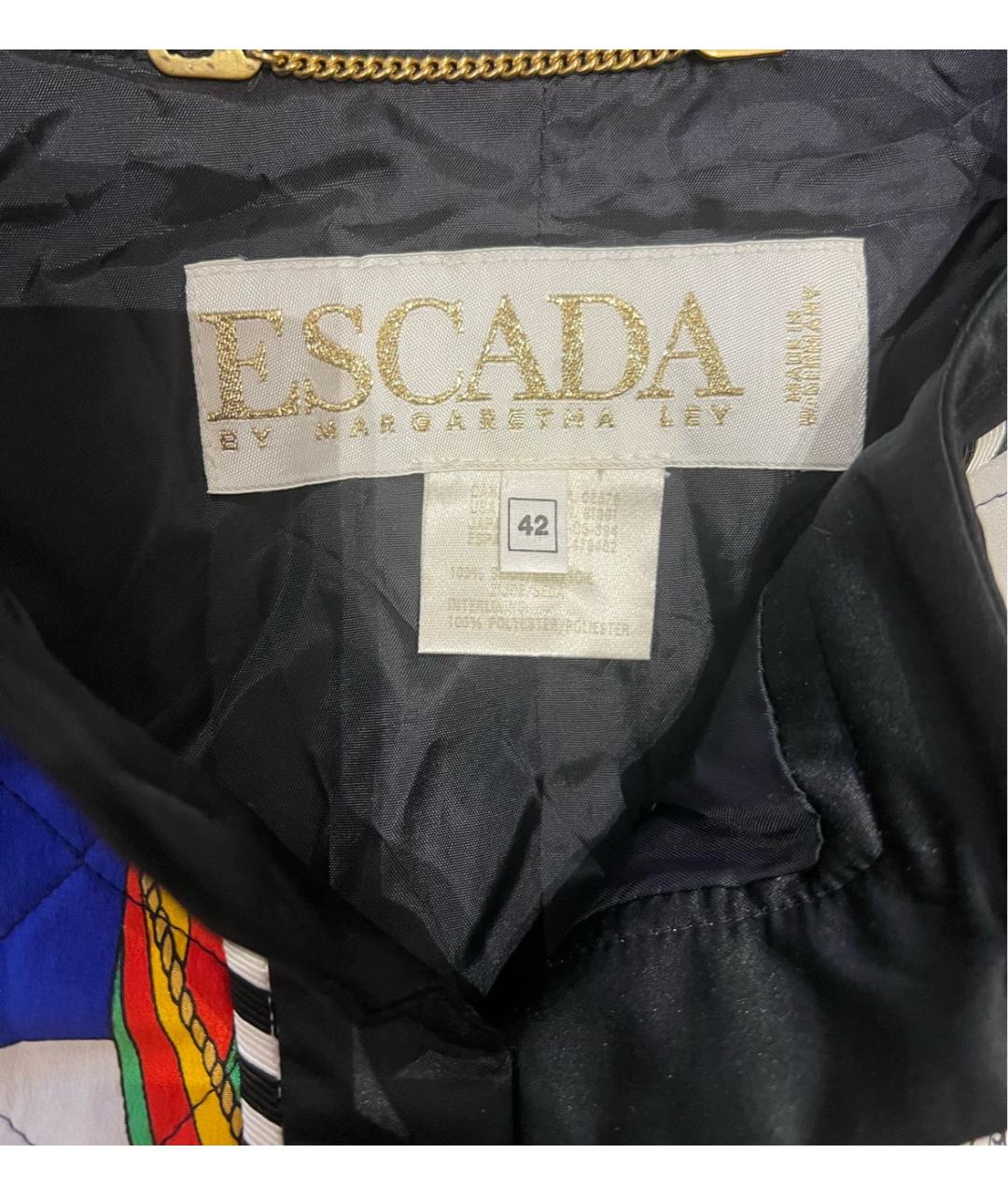 ESCADA Мульти шелковый жакет/пиджак, фото 3