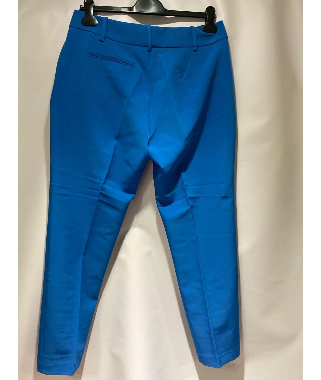 PINKO Синие прямые брюки, фото 2
