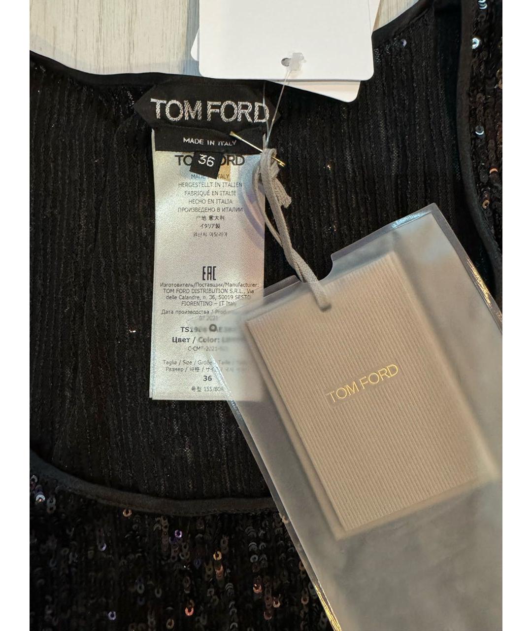 TOM FORD Черная блузы, фото 7