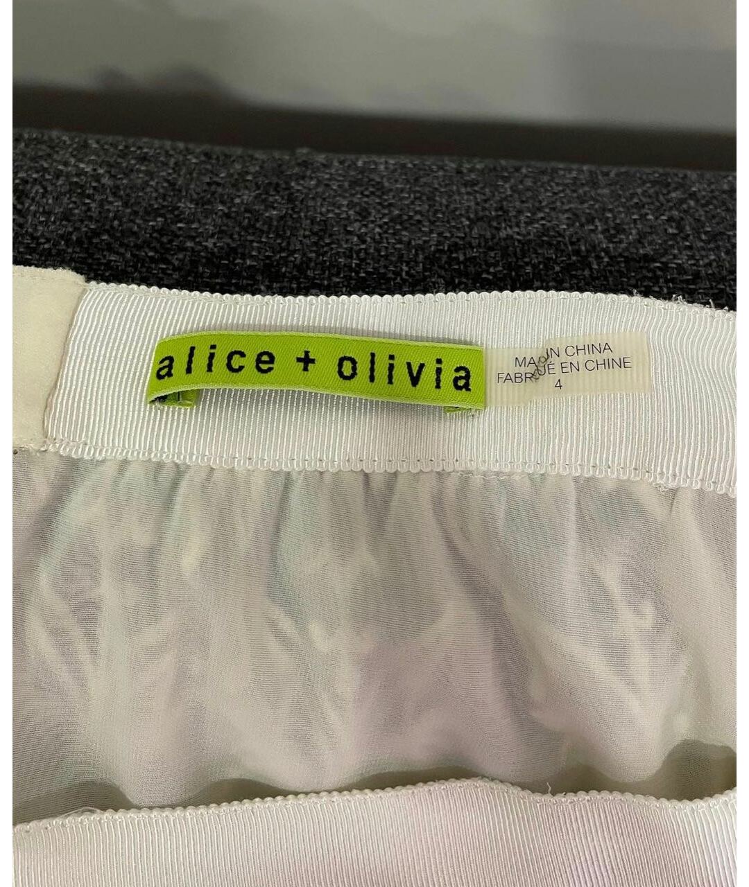 ALICE+OLIVIA Белая юбка макси, фото 4