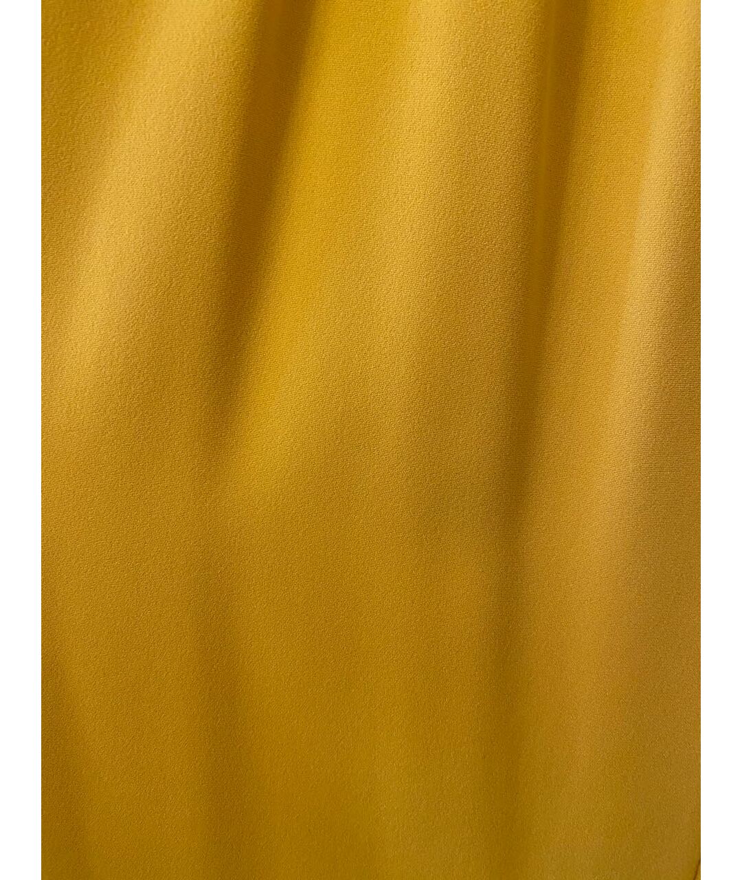 DOLCE&GABBANA Желтое креповое коктейльное платье, фото 4