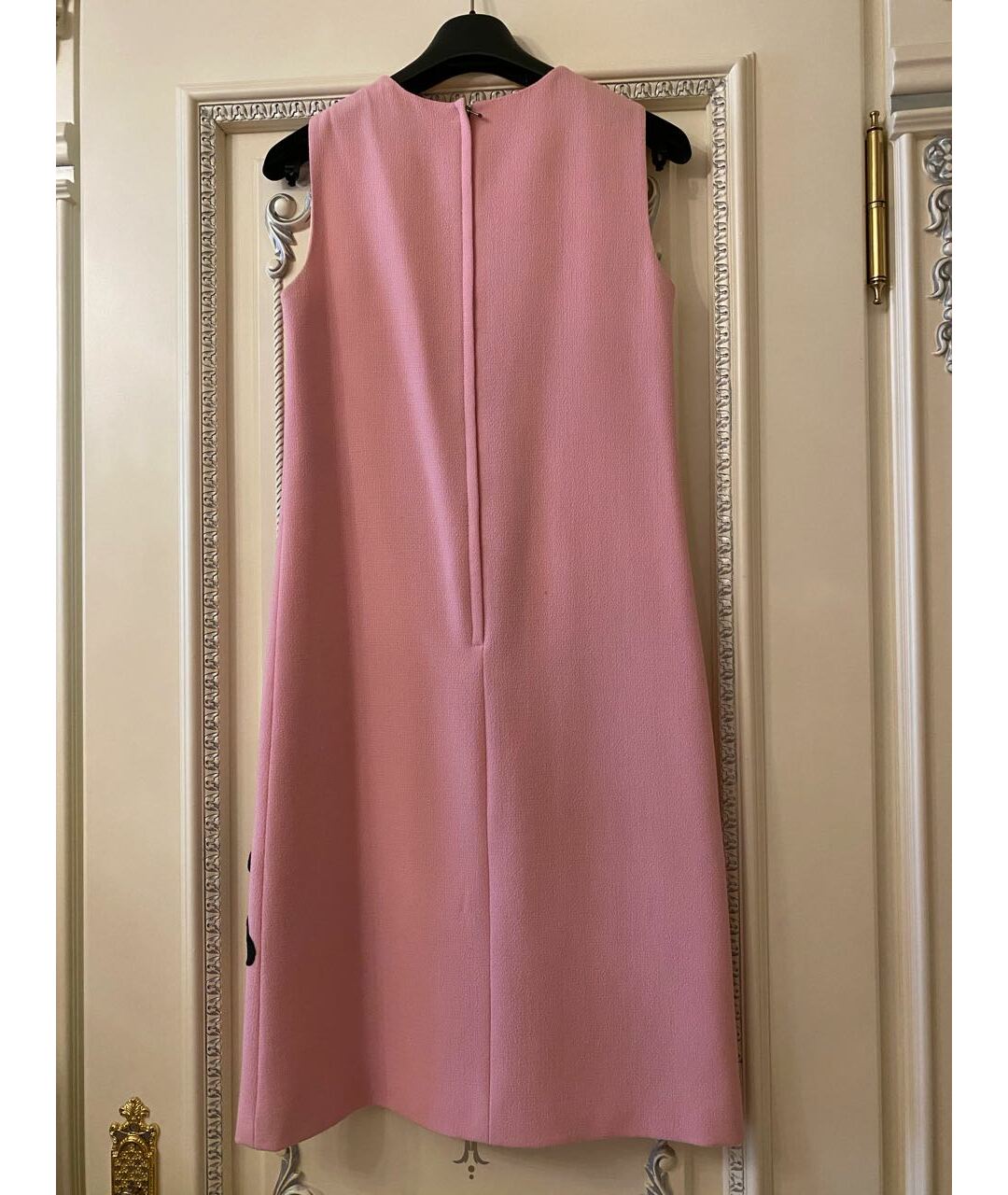 DOLCE&GABBANA Розовое креповое коктейльное платье, фото 2
