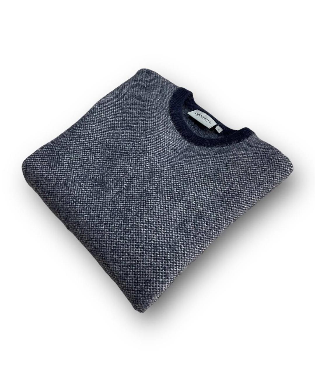 CARHARTT Синий шерстяной джемпер / свитер, фото 3