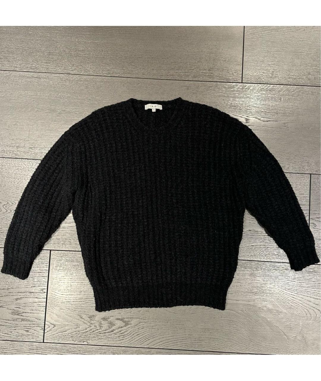 IRO Черный шерстяной джемпер / свитер, фото 4