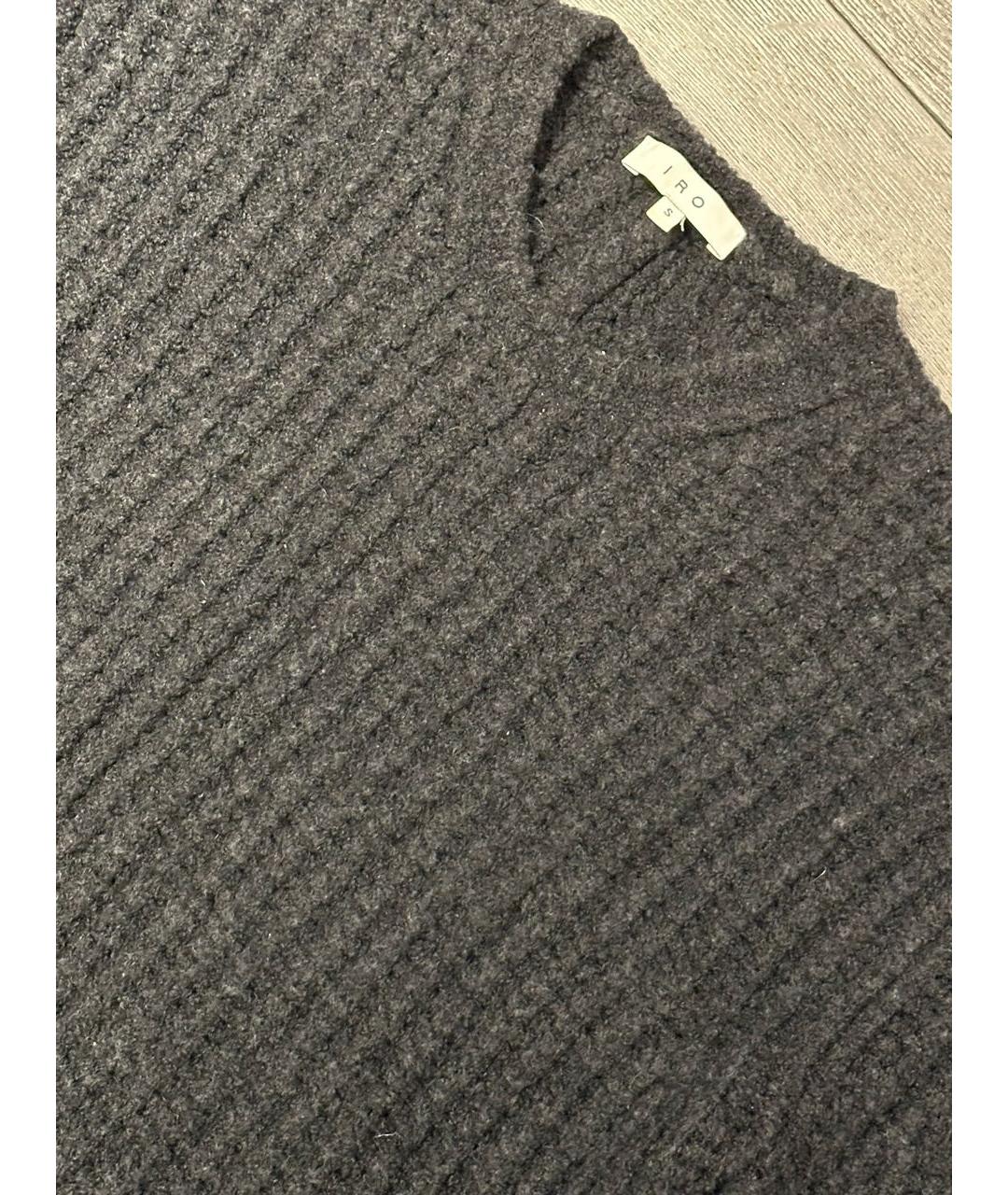 IRO Черный шерстяной джемпер / свитер, фото 3
