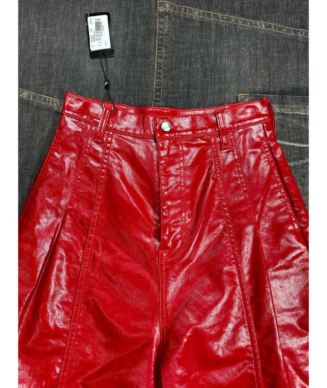 EMPORIO ARMANI Красные брюки широкие, фото 4