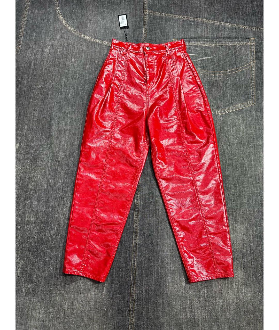EMPORIO ARMANI Красные брюки широкие, фото 9