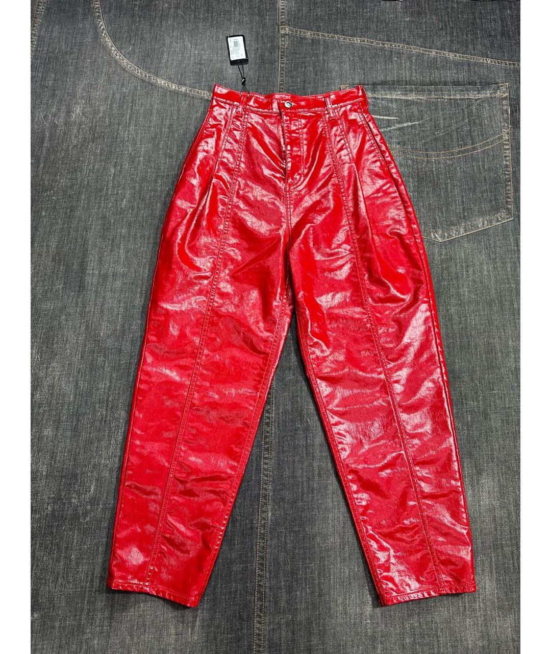 EMPORIO ARMANI Красные брюки широкие, фото 3