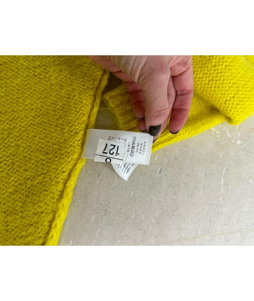 CELINE PRE-OWNED Желтый джемпер / свитер, фото 8