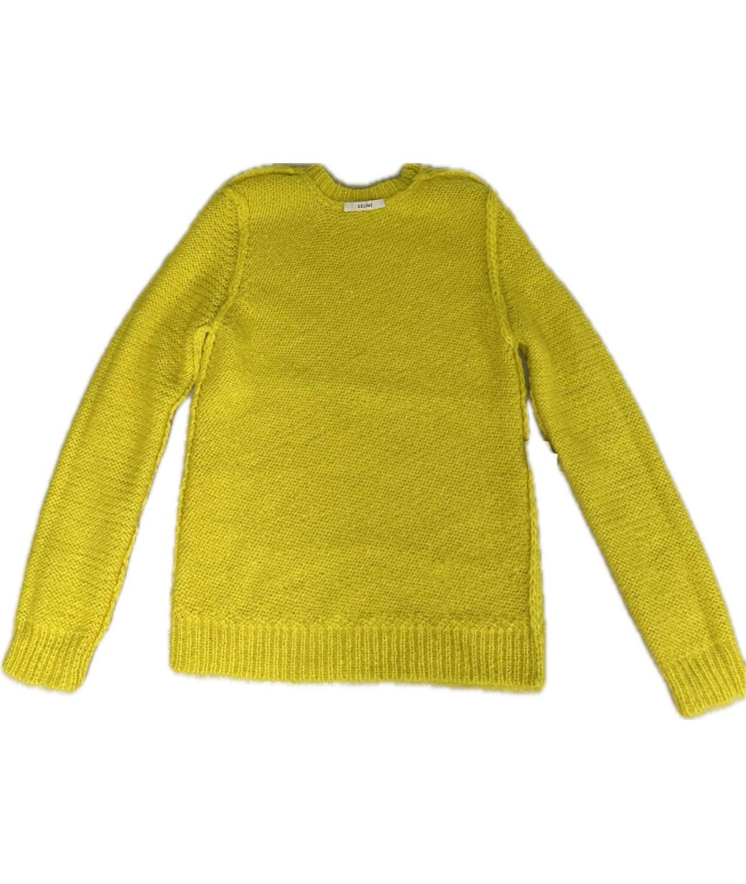 CELINE PRE-OWNED Желтый джемпер / свитер, фото 4