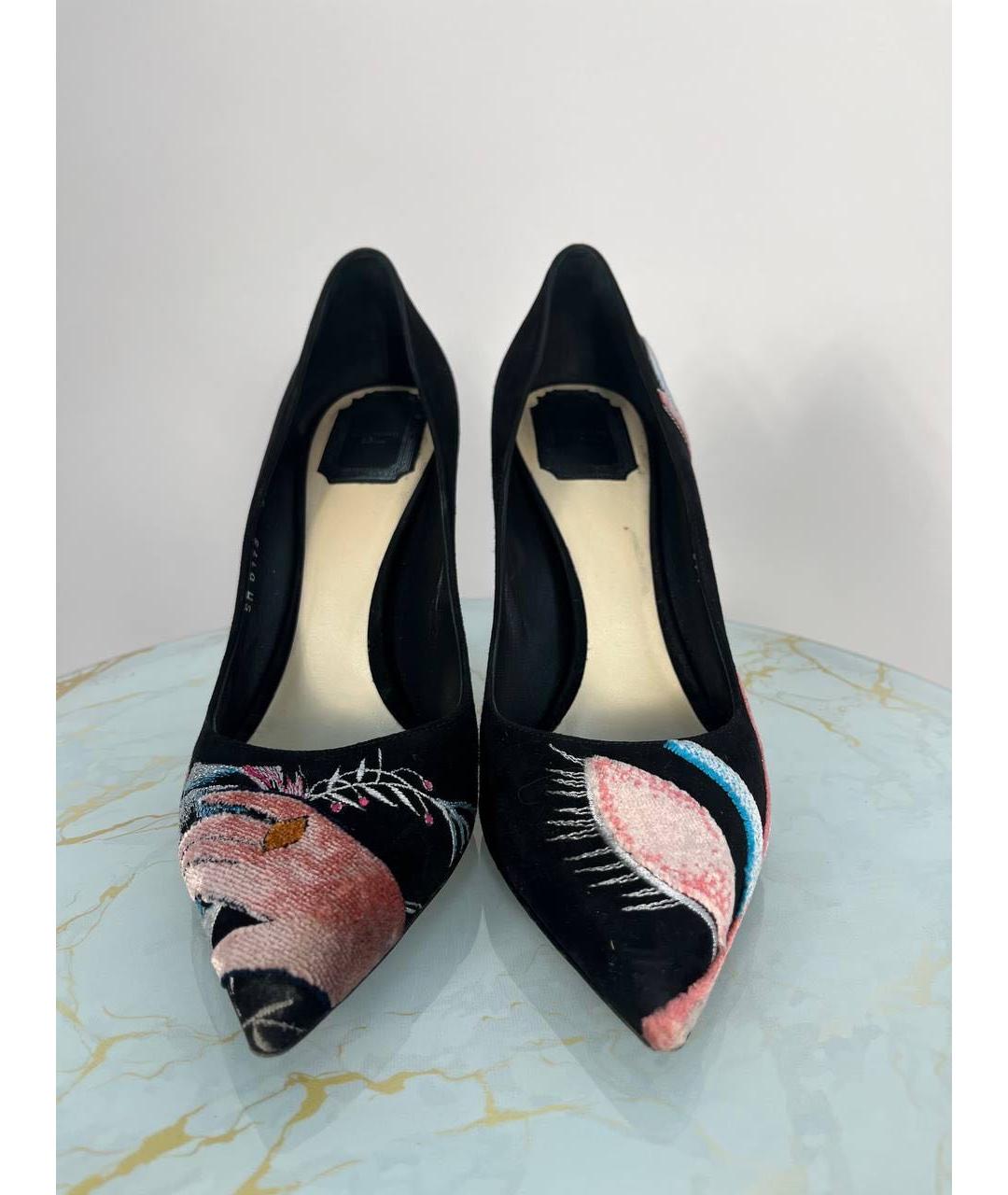 CHRISTIAN DIOR Мульти замшевые туфли, фото 2