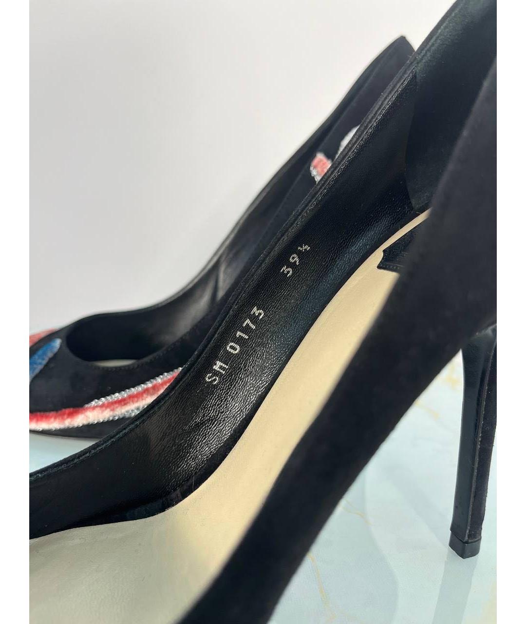 CHRISTIAN DIOR Мульти замшевые туфли, фото 7