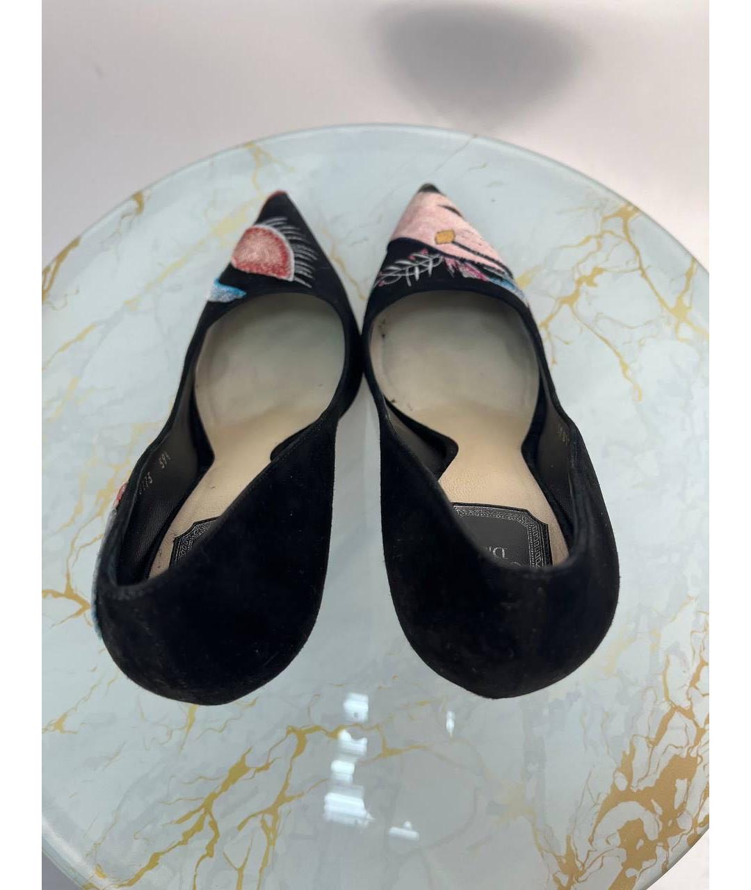 CHRISTIAN DIOR Мульти замшевые туфли, фото 3
