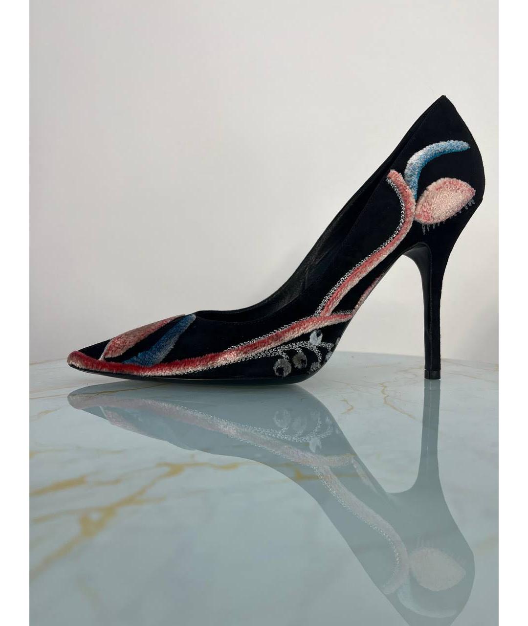 CHRISTIAN DIOR Мульти замшевые туфли, фото 5