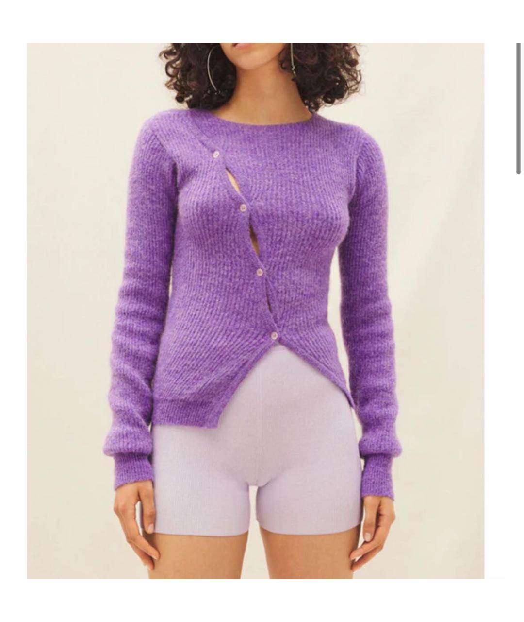 JACQUEMUS Фиолетовый джемпер / свитер, фото 4