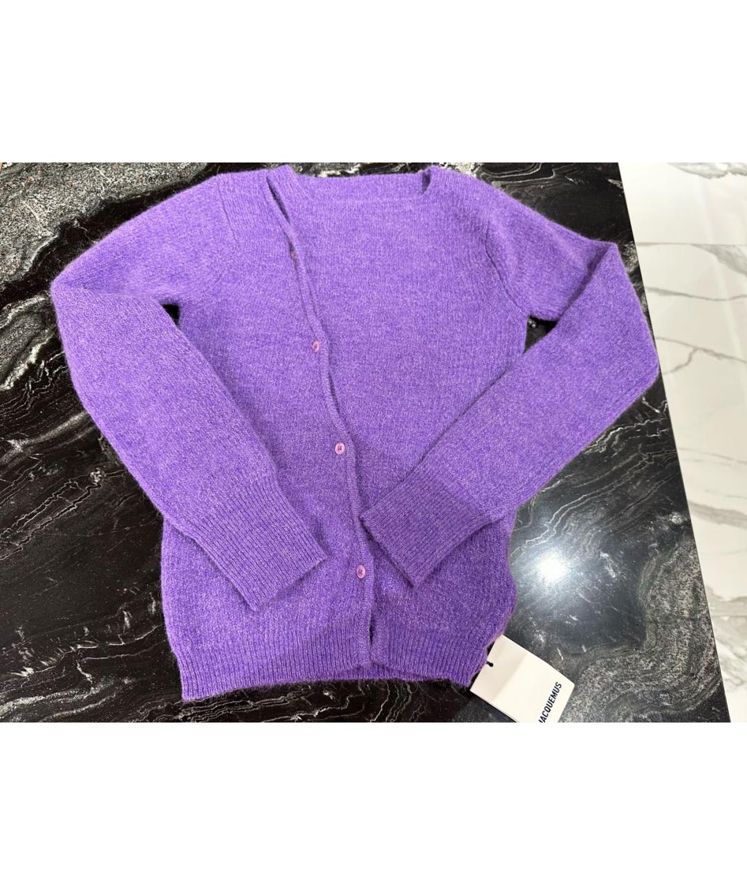 JACQUEMUS Фиолетовый джемпер / свитер, фото 5