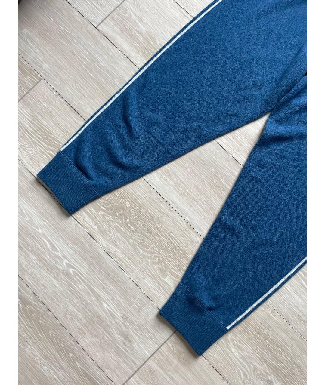 POLO RALPH LAUREN Синие кашемировые спортивные брюки и шорты, фото 3