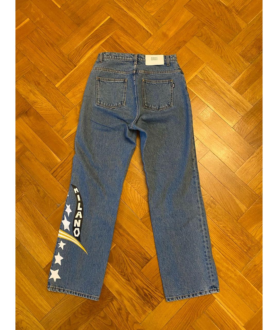 MSGM Синие прямые джинсы, фото 3