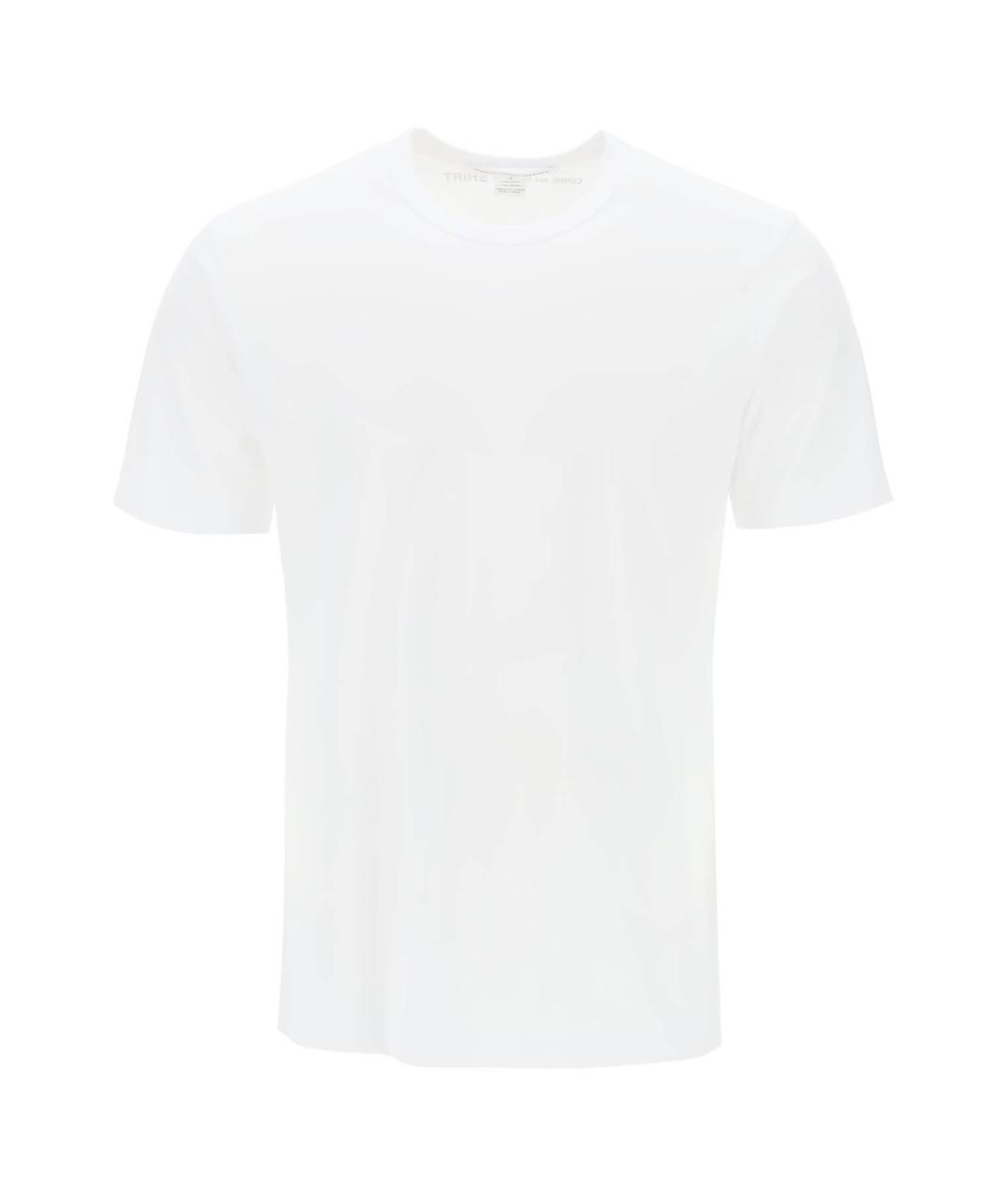 COMME DES GARÇONS SHIRT Белая хлопковая футболка, фото 1
