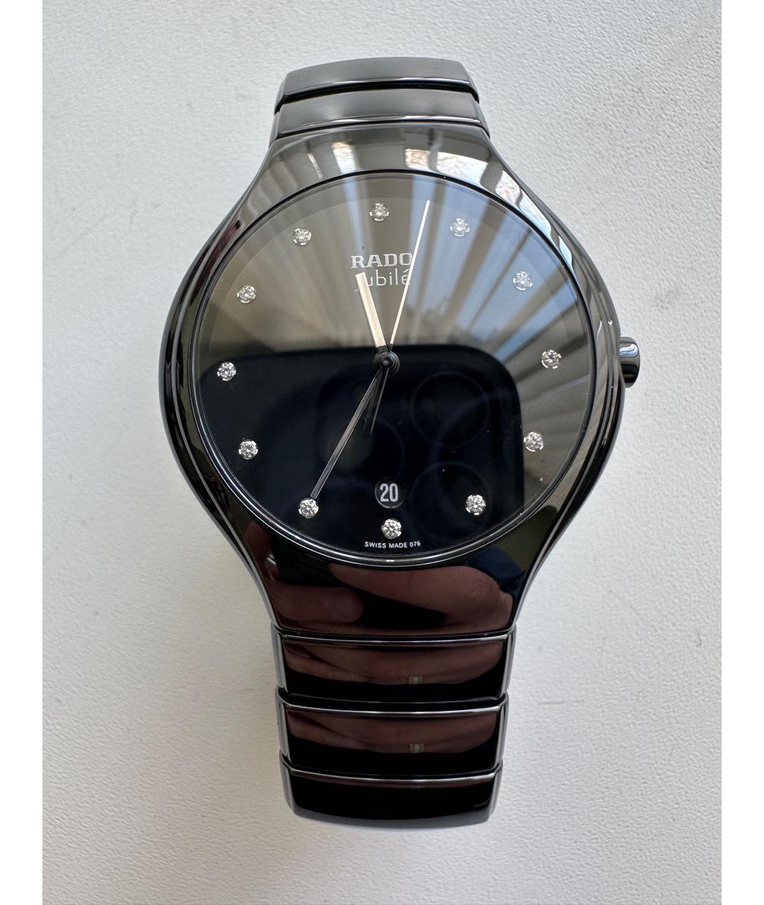 RADO Черные керамические часы, фото 8