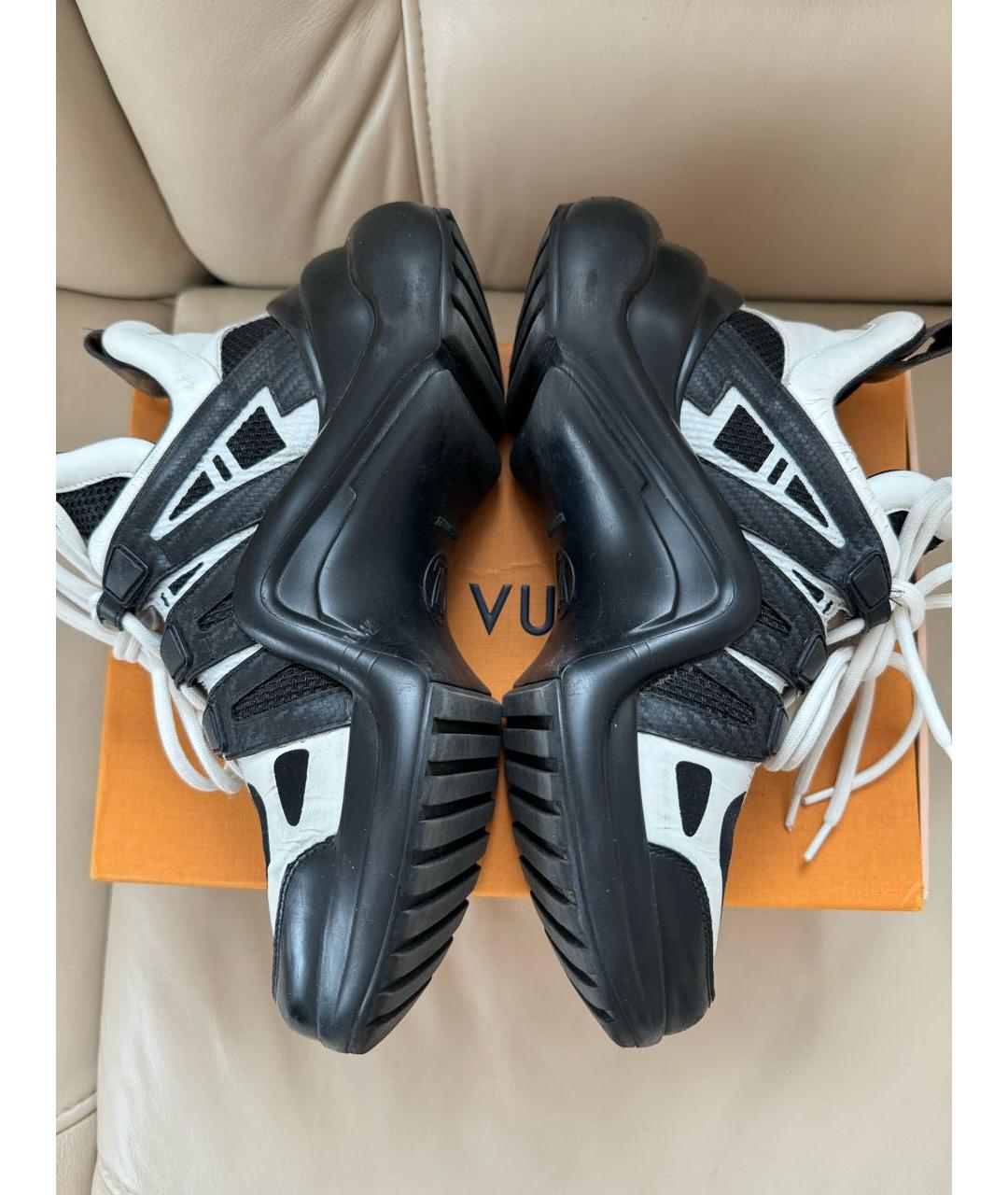 LOUIS VUITTON PRE-OWNED Черные кроссовки, фото 4