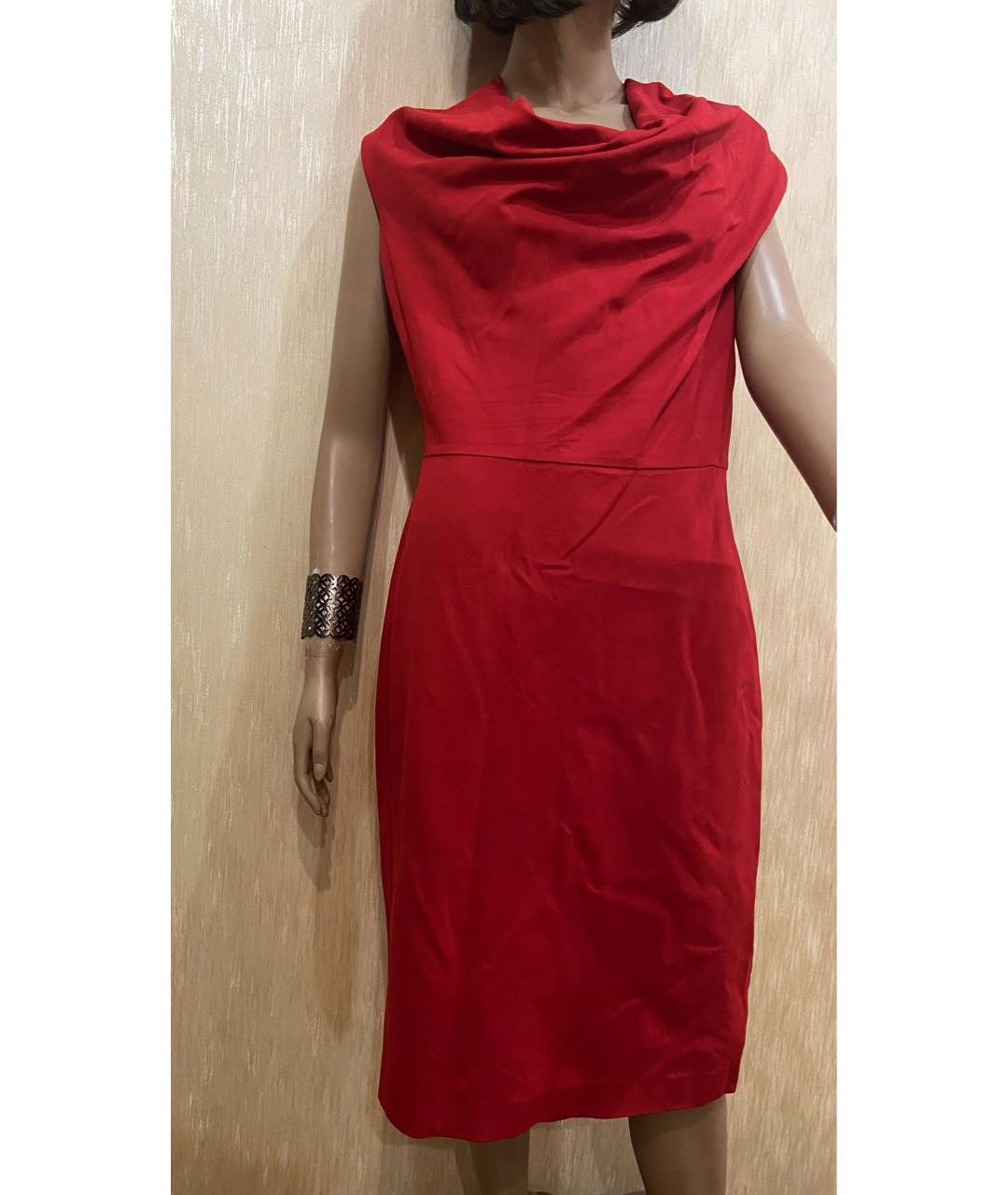 ESCADA Красное вискозное вечернее платье, фото 5