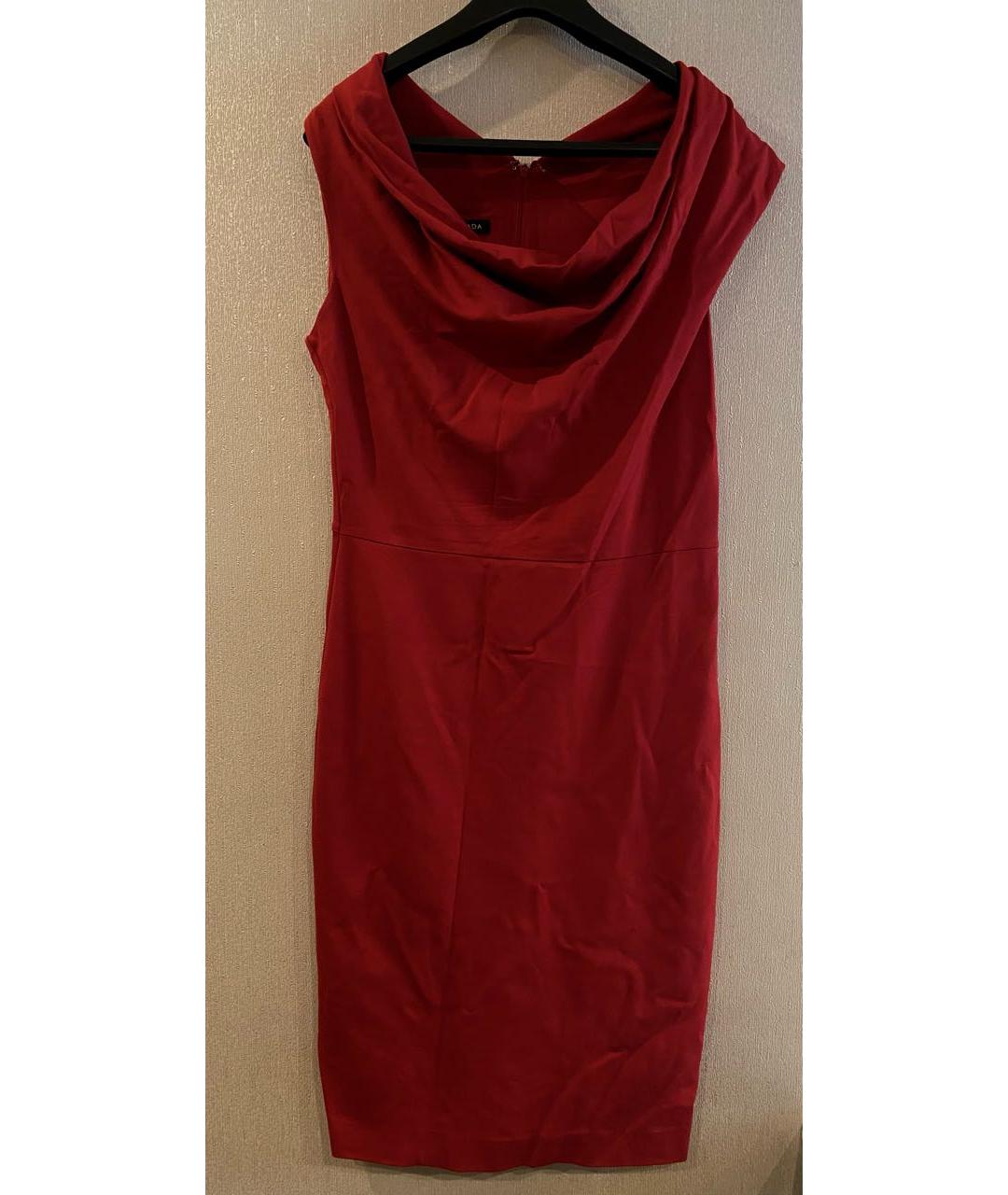 ESCADA Красное вискозное вечернее платье, фото 9