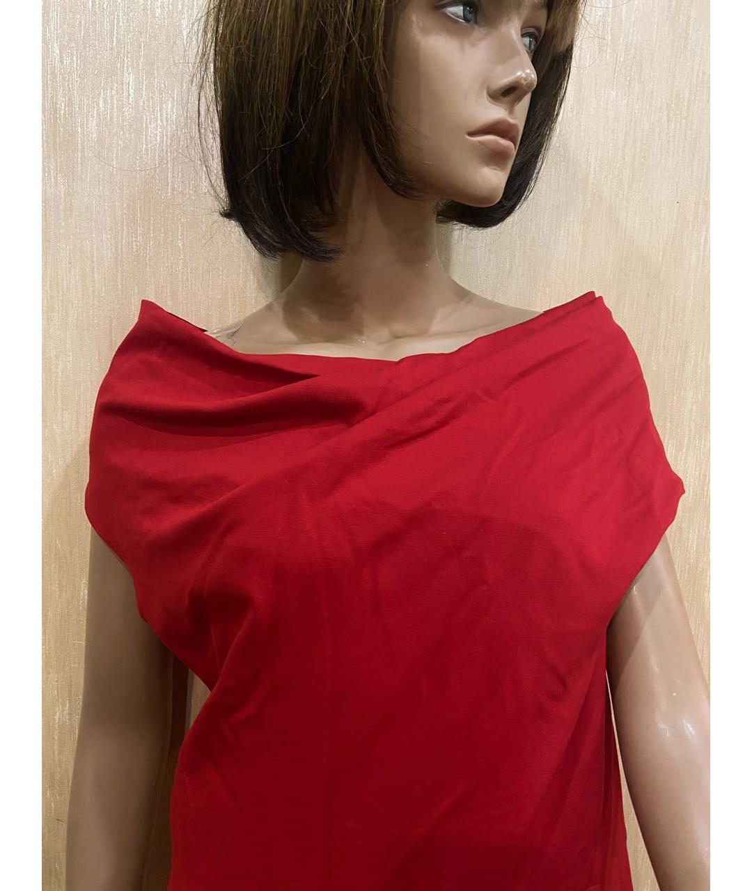 ESCADA Красное вискозное вечернее платье, фото 6