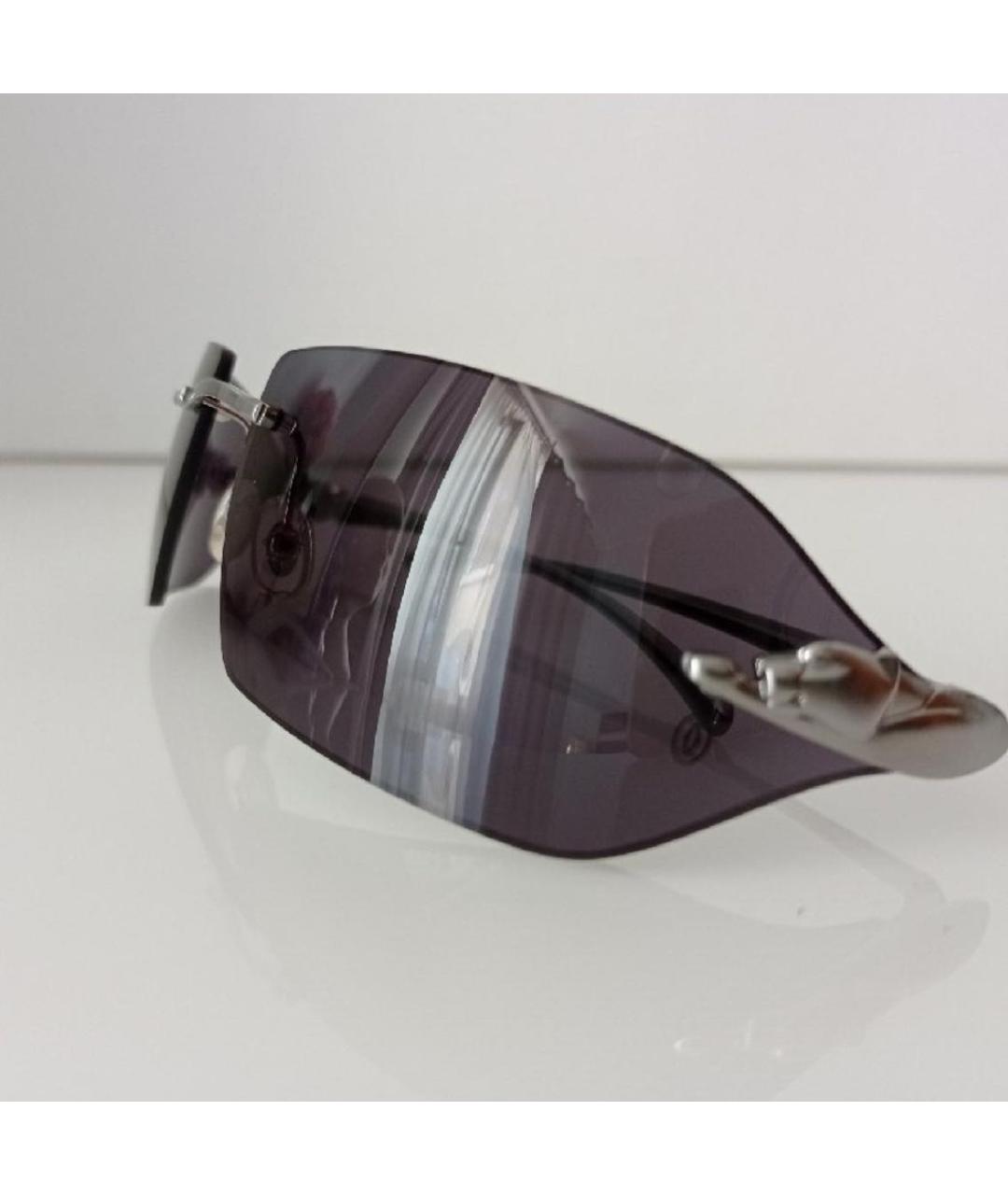 CARTIER Серебряные металлические солнцезащитные очки, фото 2