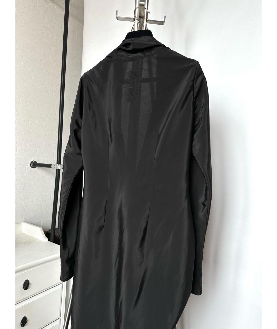RICK OWENS Черное синтетическое коктейльное платье, фото 7