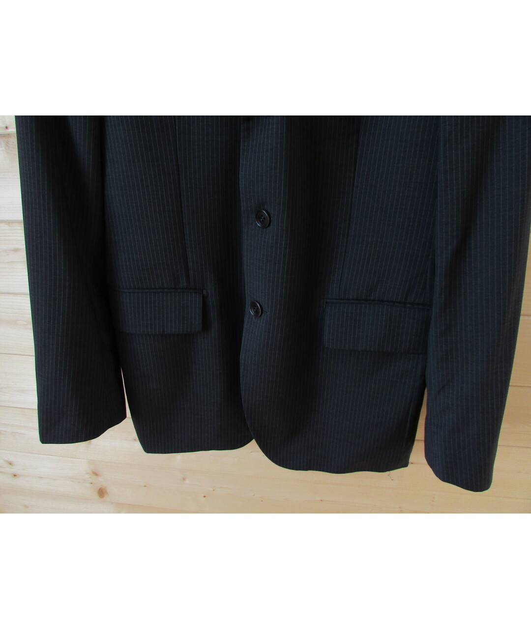 PAOLONI Черный шерстяной пиджак, фото 4
