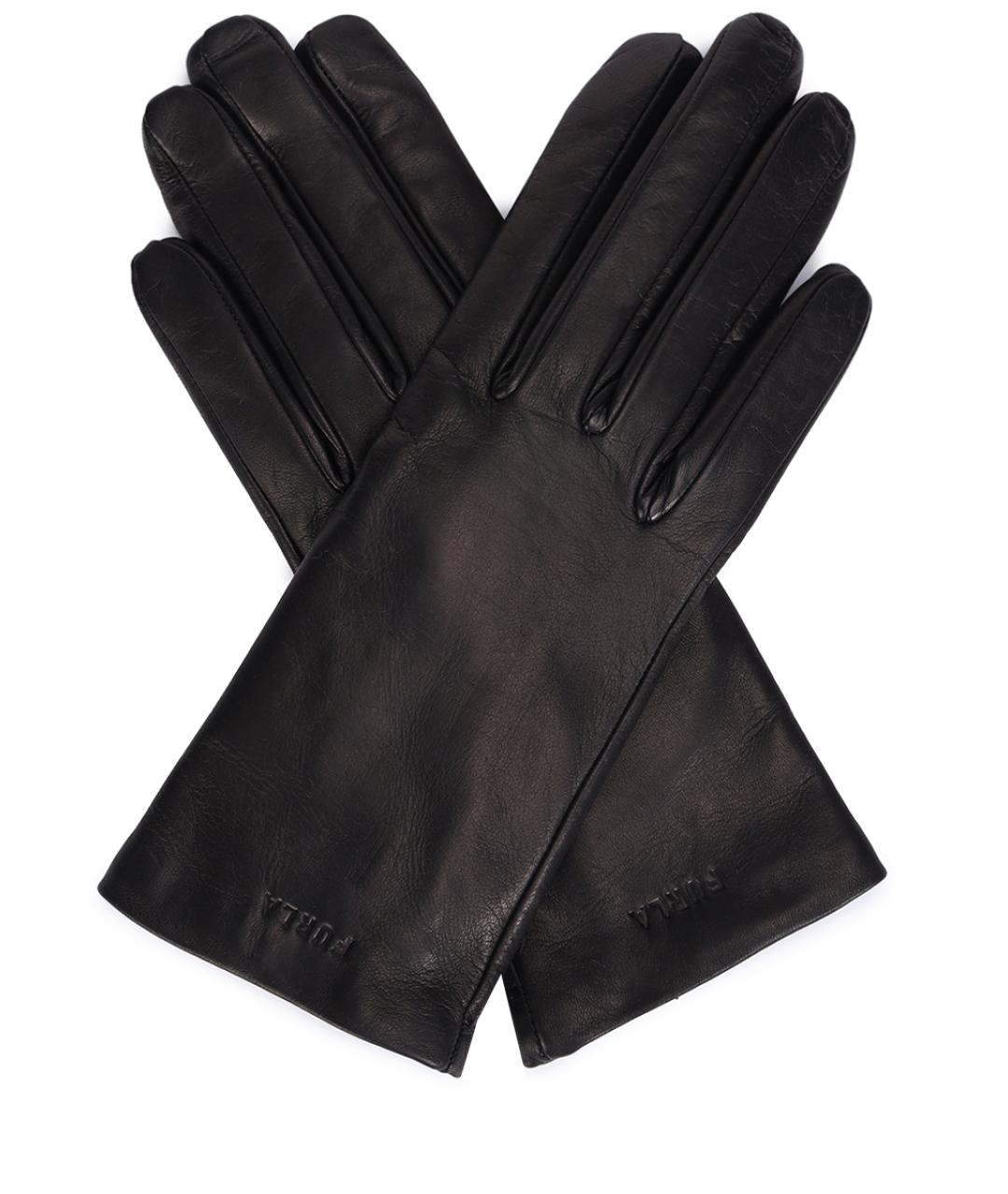FURLA Черные перчатки, фото 1