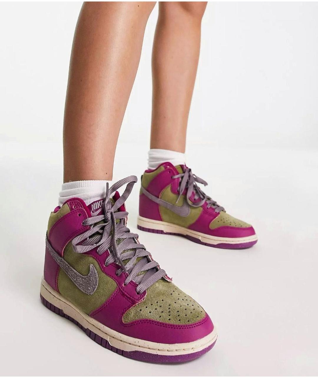 NIKE Мульти замшевые кеды, фото 4