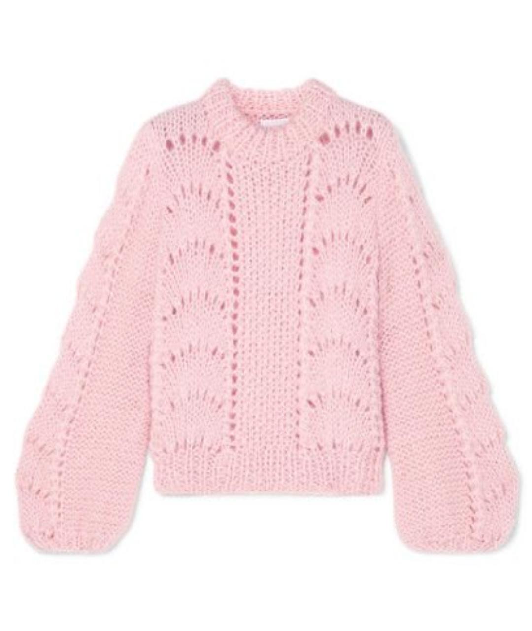 GANNI Розовый джемпер / свитер, фото 1