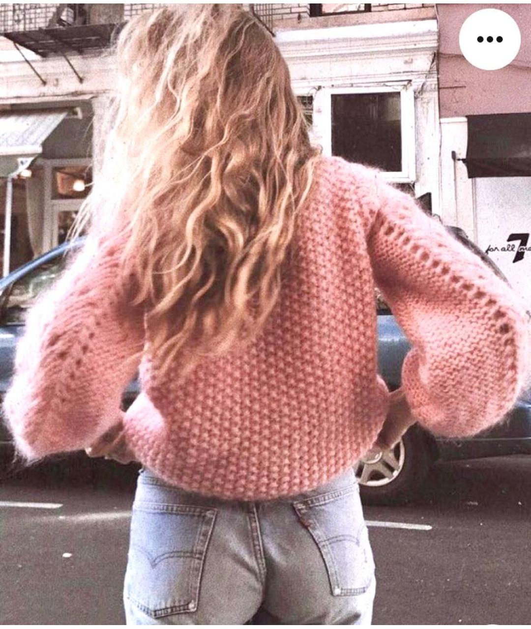 GANNI Розовый джемпер / свитер, фото 9