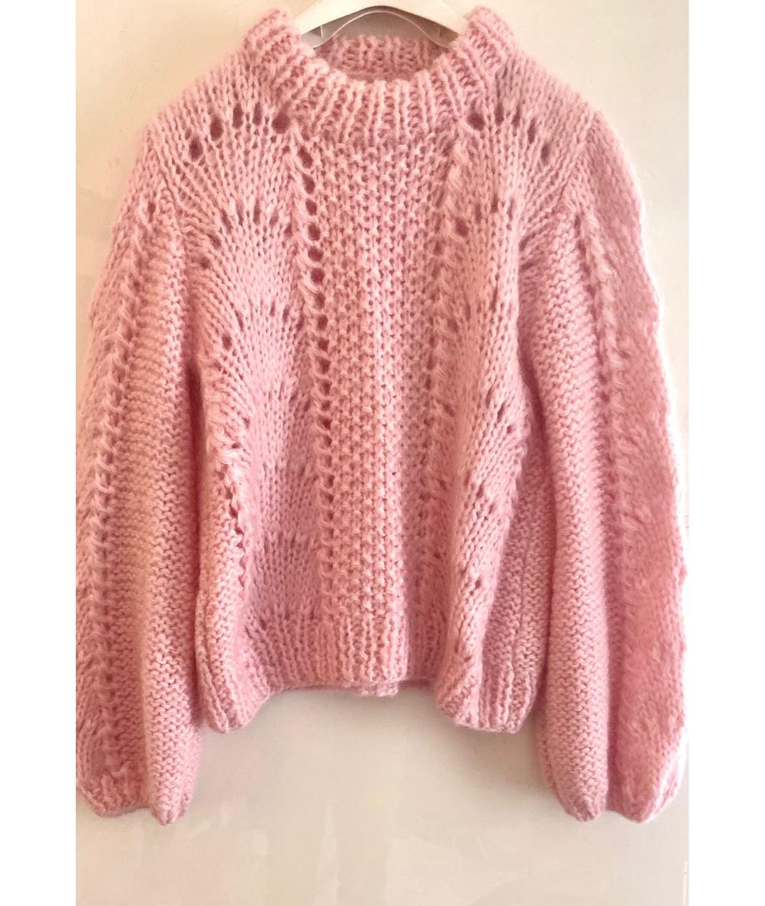 GANNI Розовый джемпер / свитер, фото 2