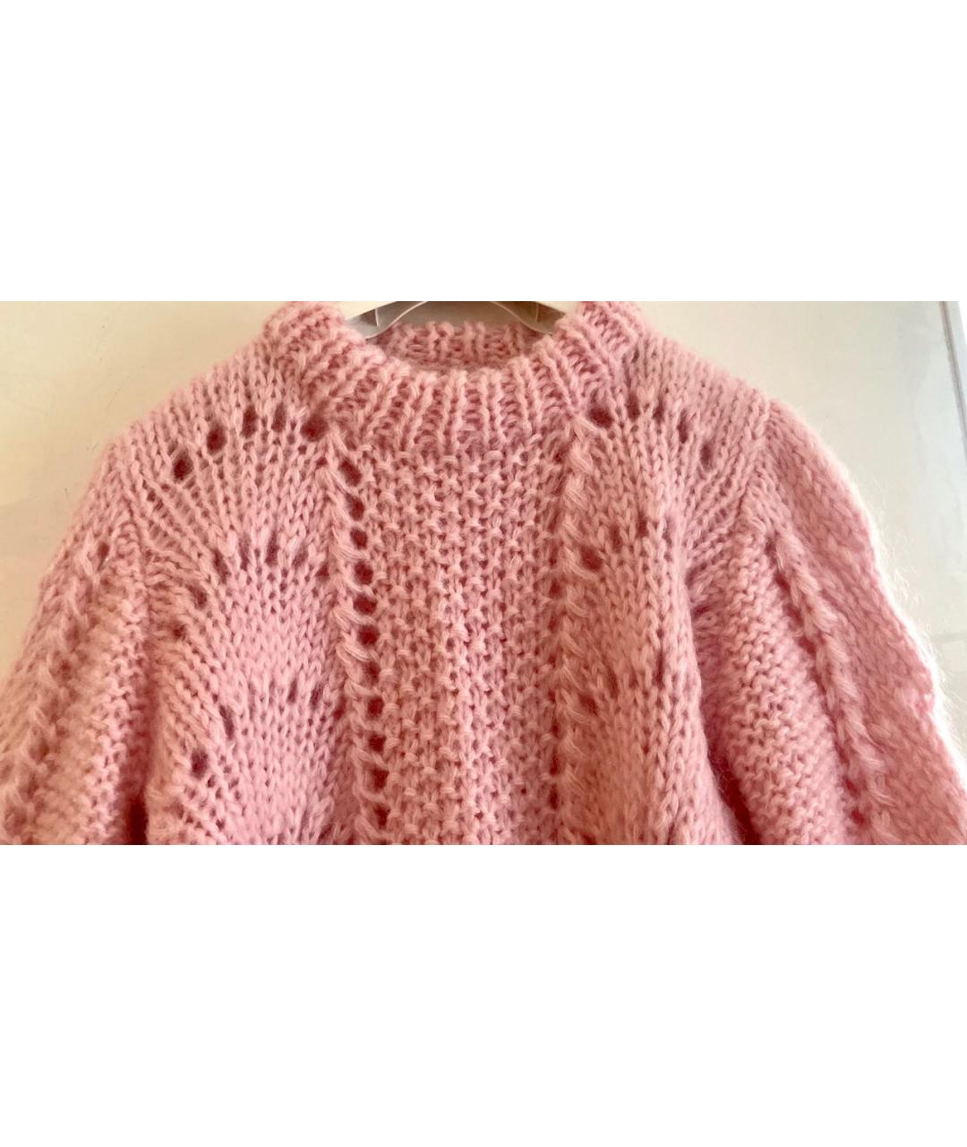 GANNI Розовый джемпер / свитер, фото 4