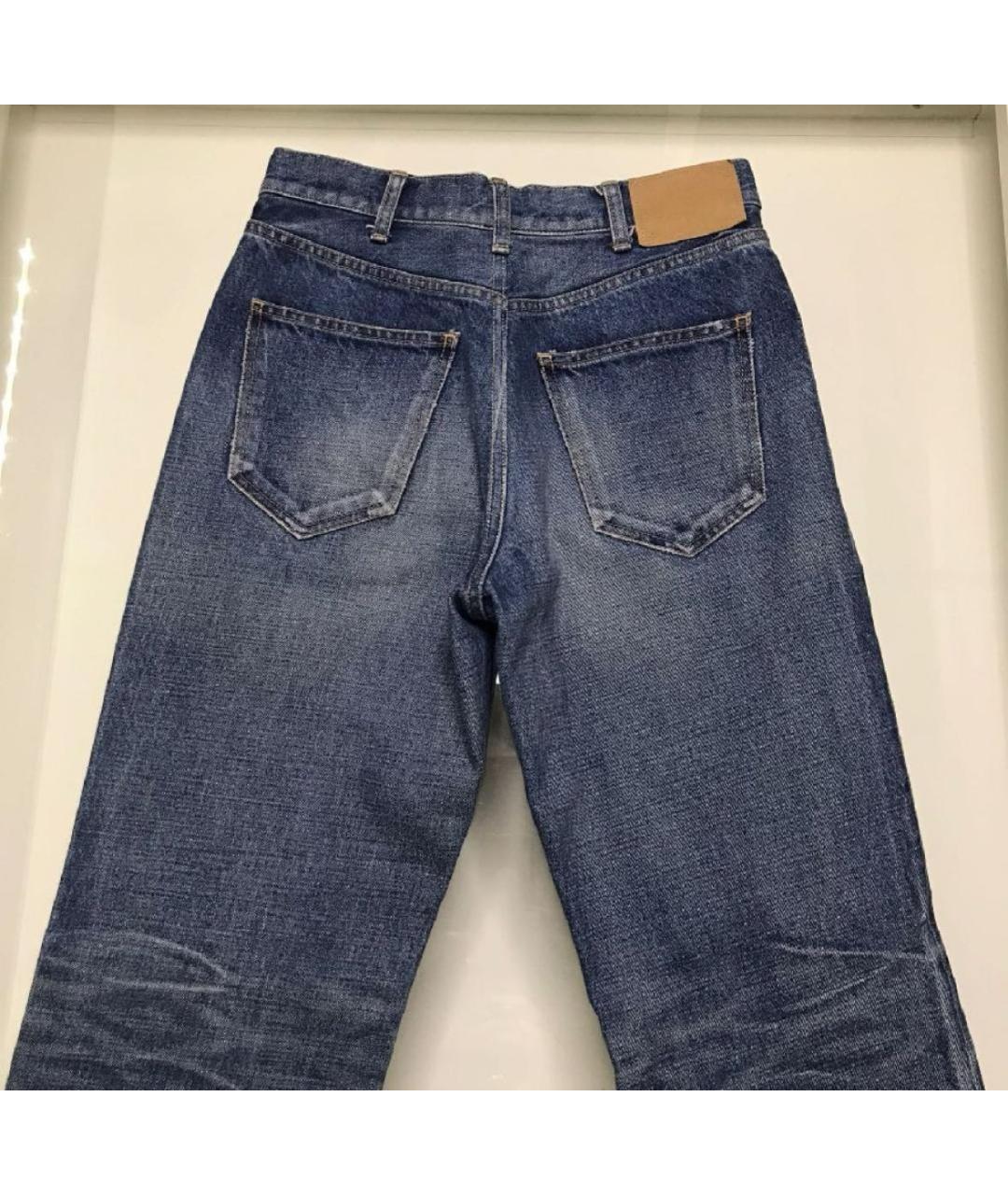 CELINE PRE-OWNED Темно-синие прямые джинсы, фото 5