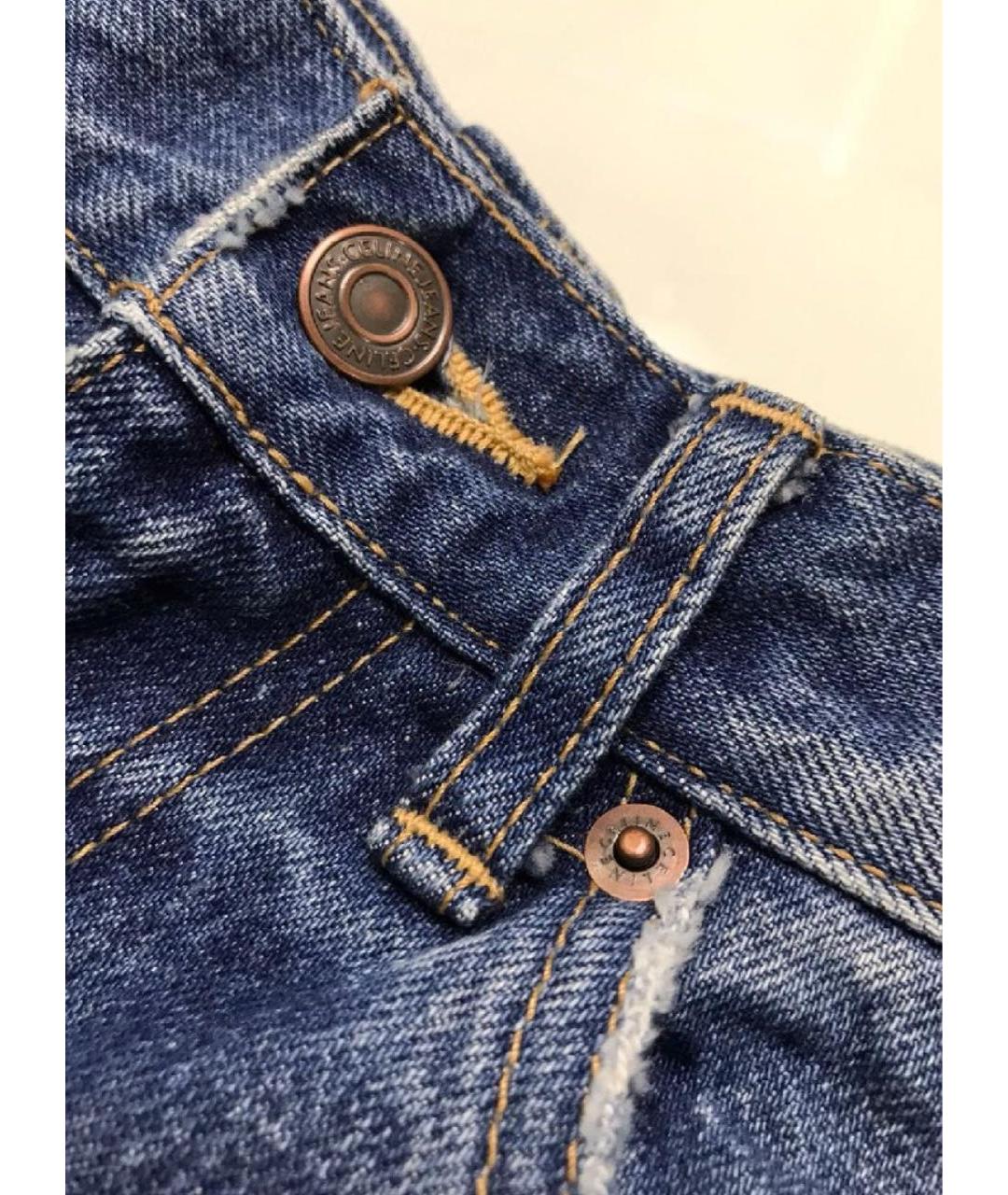 CELINE PRE-OWNED Темно-синие прямые джинсы, фото 6