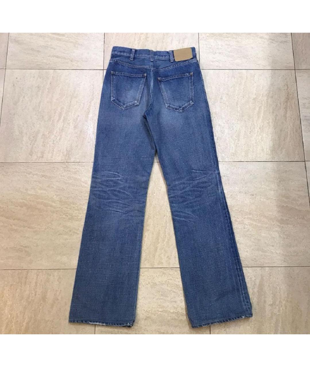 CELINE PRE-OWNED Темно-синие прямые джинсы, фото 2