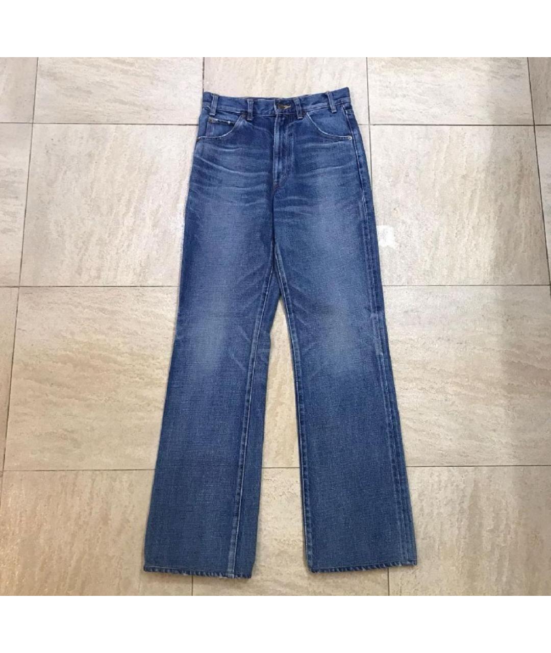 CELINE PRE-OWNED Темно-синие прямые джинсы, фото 9