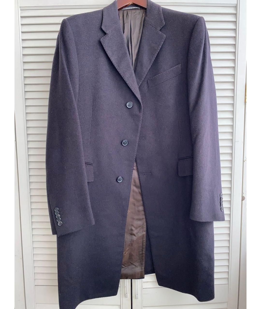 CORNELIANI Темно-синее кашемировое пальто, фото 5