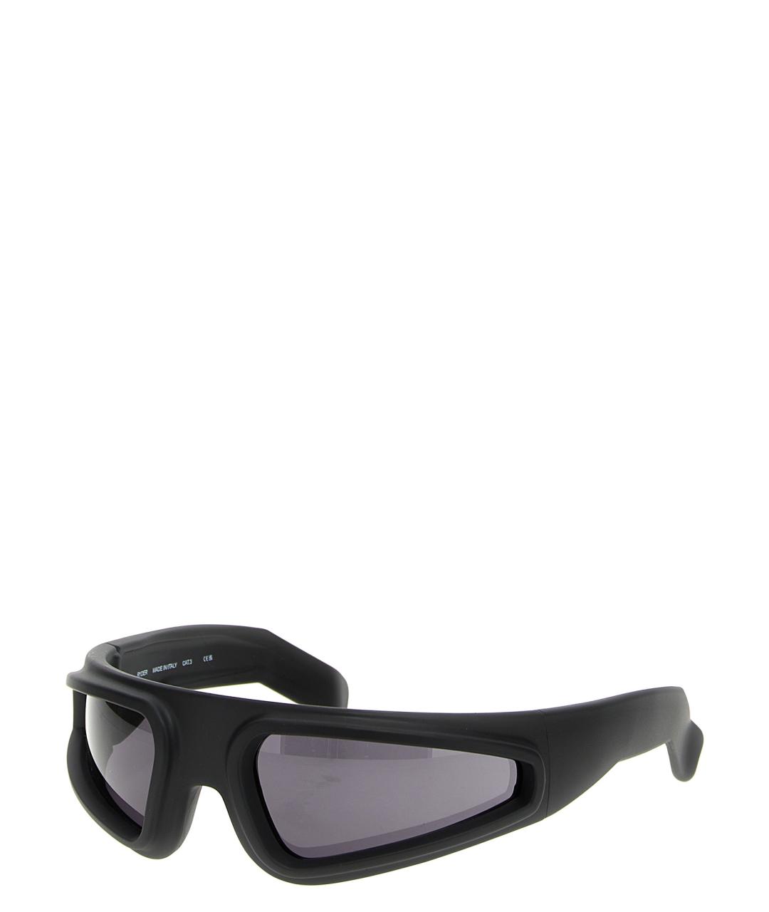 RICK OWENS Черные солнцезащитные очки, фото 3